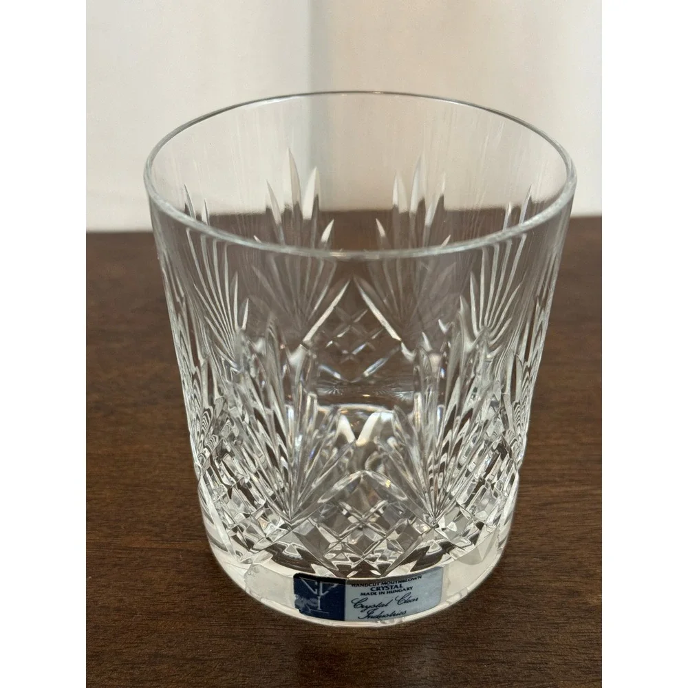 Crystal Clear Industries Set‎ of TWO Essex Double Old Fashioned Glasses 4